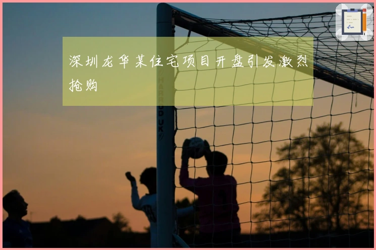 深圳龙华某住宅项目开盘引发激烈抢购